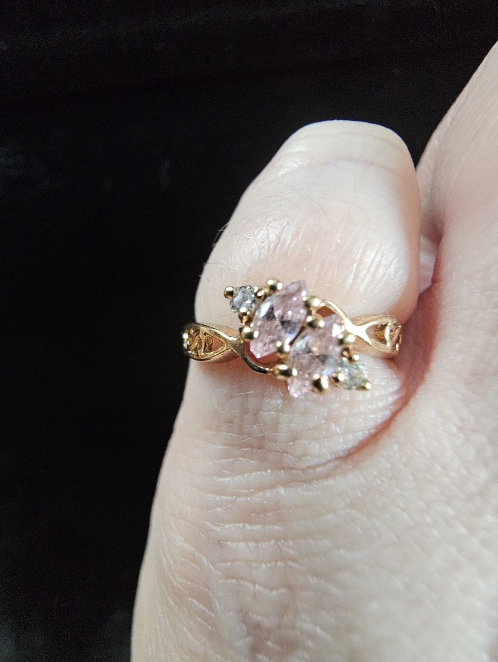 Vintage Gold Plated Rsc Ring Size 5 - Picture 4 of 7